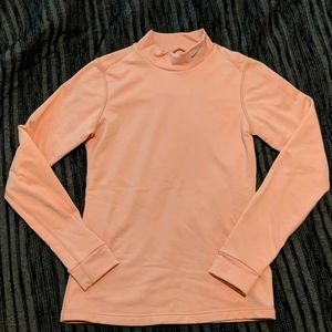 Nike pink mock turtleneck !!